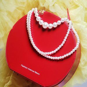 SHINY ROUND FASHION HANDBAG (NWT)